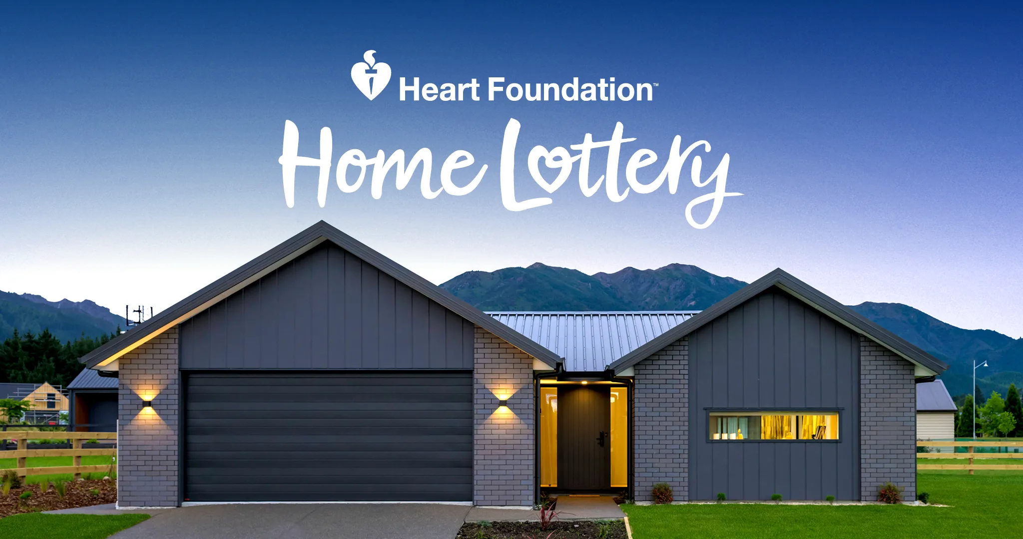 Heart Foundation Home Lottery — master brand campaign creative